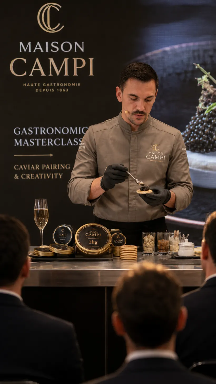 Masterclass de dégustation de caviar